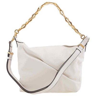 Pre-owned Jimmy Choo Latte / Gold Ladies Small Diamond Soft Hobo Bag Diamond Soft Hobo/s In Latte/gold