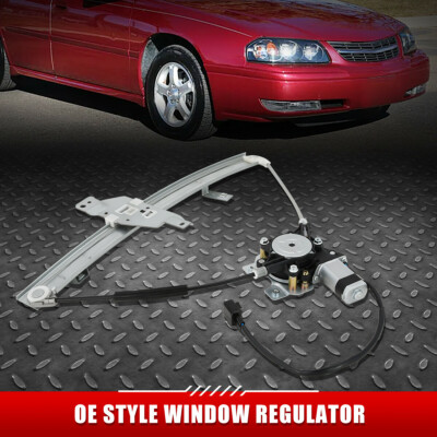 ДЛЯ 00-05 CHEVY IMPALA ПЕРЕДНИЙ ЛЕВЫЙ СТЕКЛОПОДЪЕМНИК СО СТОРОНЫ ВОДИТЕЛЯ С ЭЛЕКТРОПРИВОДОМ