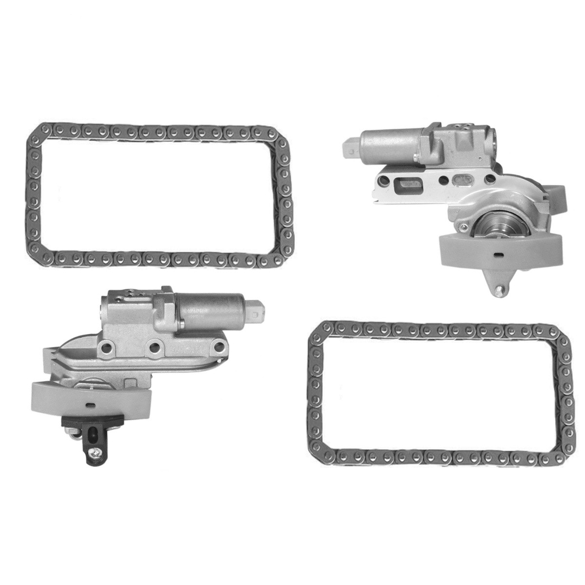 Kit de chaîne de distribution pour arbre à cames avec joints PARTSTEC pour, entre autres, AUDI A6