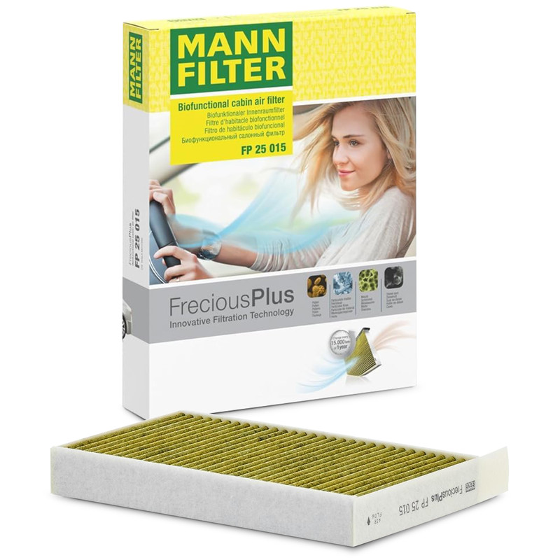 Mann-Filter Fp 25 015 Innenraumfilter Pollenfilter FÃ¼R Tesla Model 3 (5yj3)