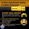 10FT Lightweight Garden Hose,Flexible Water Hose with Solid Brass Head,Kink-Free,Collapsible Hose,High Pressure Flat Water Hose for RV,Boat,Car Wash,Garden,Yard,Camper,Outdoor (BlueBlack, 10 feet)