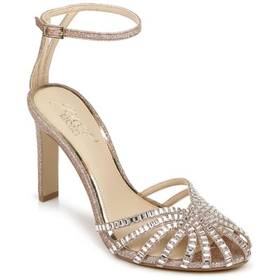 Ремешок на щиколотке Jewel Badgley Mischka Womens Polly Pink 7 средний (B,M) BHFO 4017