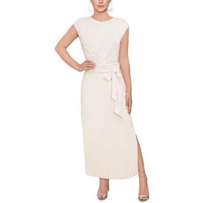 Rachel Rachel Roy Женское длинное вечернее платье макси с розовым галстуком на талии S BHFO 5327