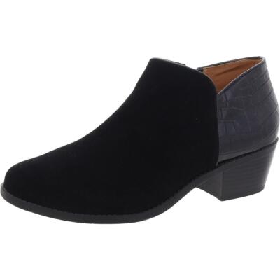 Vionic Womens Marissa Suede Animal Print Ankle Booties Shoes BHFO 5648