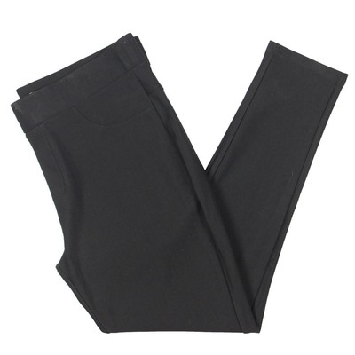 

Черные женские трикотажные узкие брюки Kay Unger New York Plus  BHFO 4954, Черный, KUSX1000