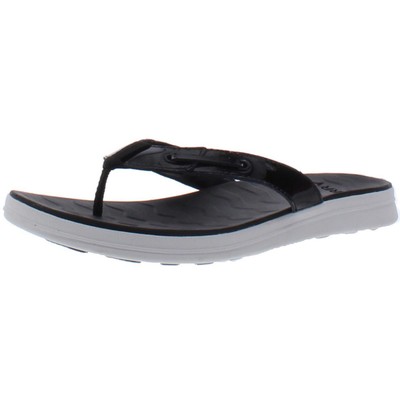 

Женские туфли на плоской подошве Sperry Sider Adriatic, черные, с кружевом 7,5, средний (B,M) BHFO 9589, Черный, Sider Adriatic