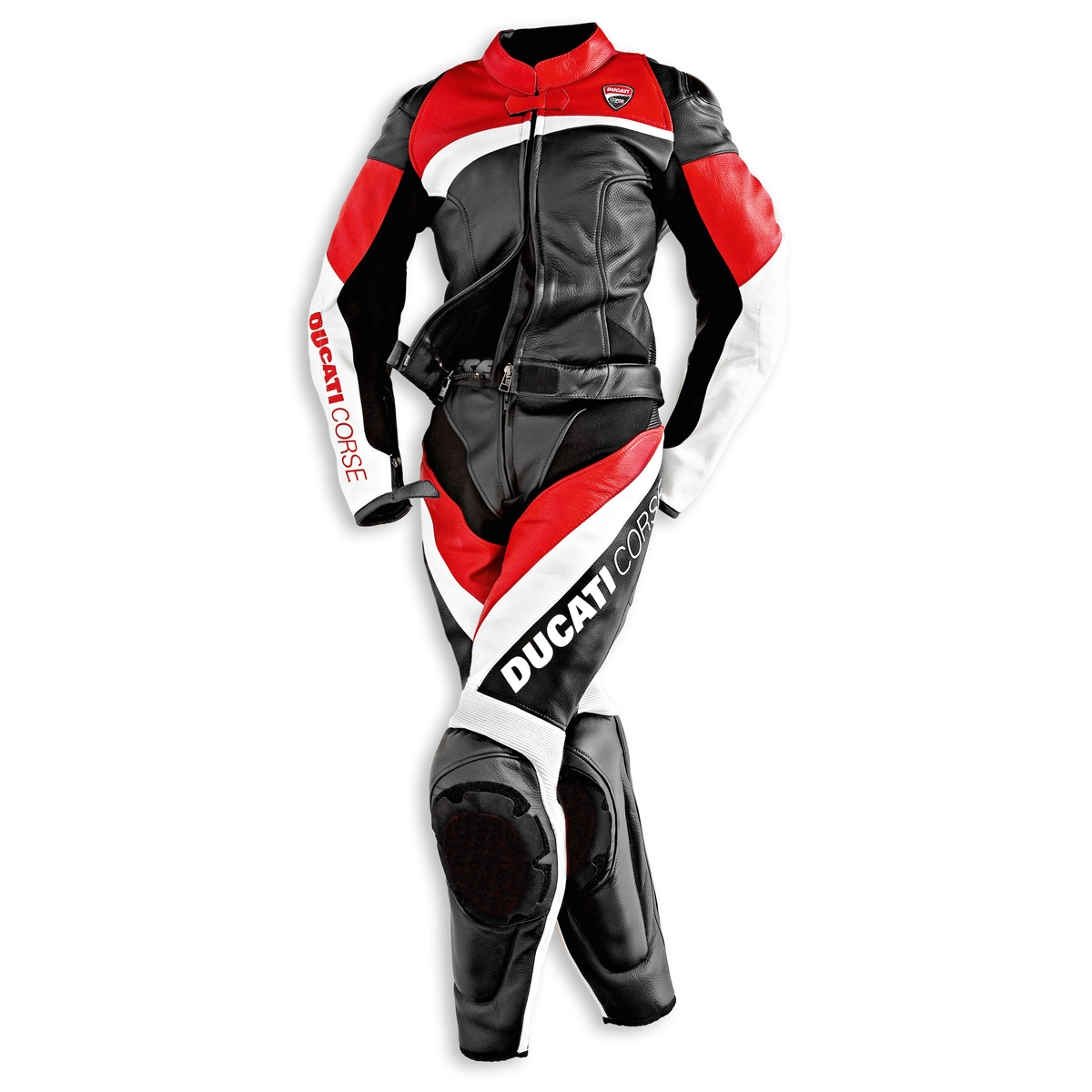 Femmes DUCATI Combinaison de Moto en Cuir Courses Moto en Cuir Veste Pantalon 48 eBay