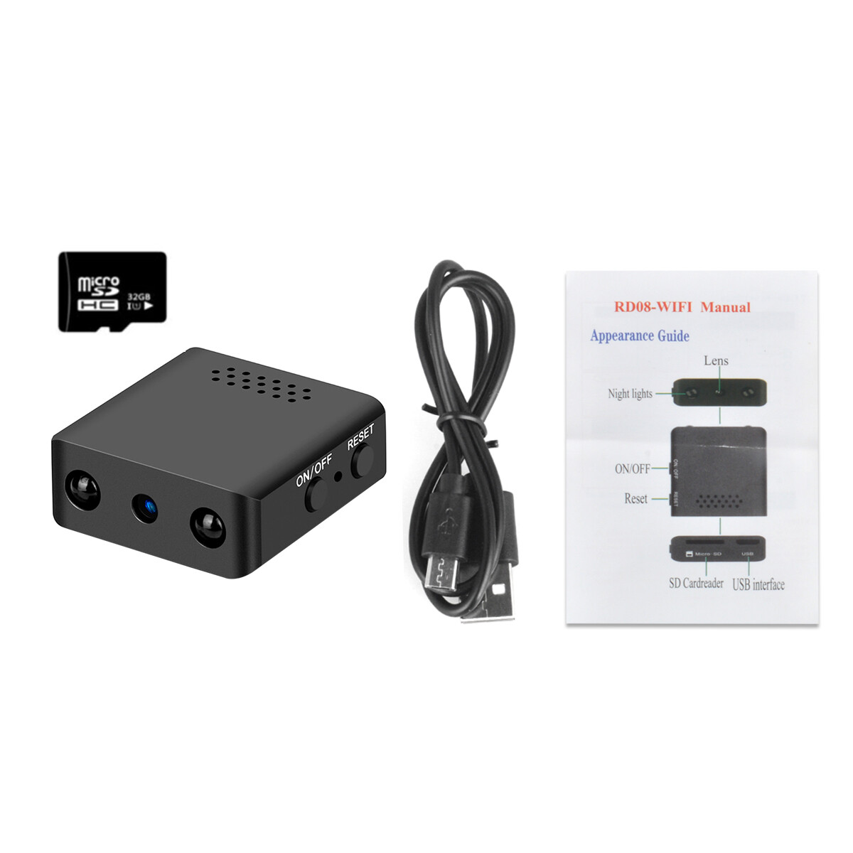Small Spy Camera WIFI 1080P Hidden IP Motion DVR Wireless Security Nanny Cam USA