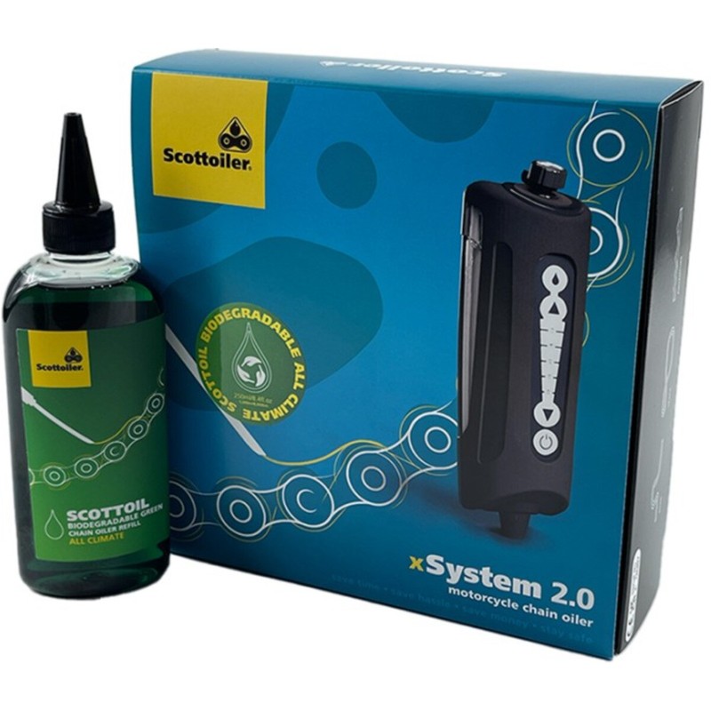 Scottoiler Xsystem 2.0 Green Mit Scottoil Biodegradable