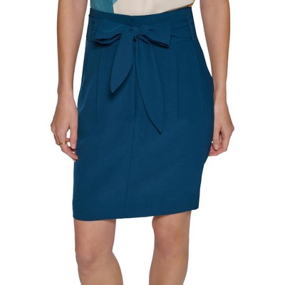 

Повседневная мини-юбка без застежек DKNY Womens Blue Work  BHFO 1032, Dark topaz
