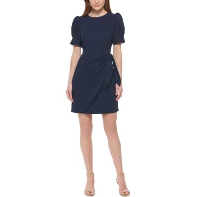 

Женское трикотажное мини-платье с запахом Vince Camuto BHFO 1764, Navy