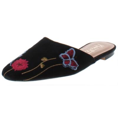 

Женские черные туфли без каблуков Nanette Nanette Lepore Ellie, размер 8, средний (B,M), BHFO 5694, Black floral