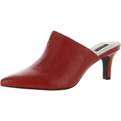 

Array Womens 1279793 Туфли-лодочки без шнуровки из искусственной кожи Туфли-мюли BHFO 3852, 1279793