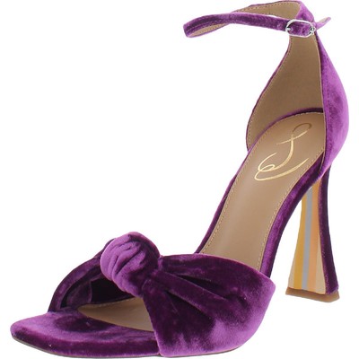 Женские сандалии Sam Edelman Lucia с ремешком на щиколотке, туфли на каблуке BHFO 9193