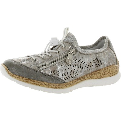 

Женские серые повседневные и модные кроссовки Rieker 37 Medium (B,M) BHFO 5717, Grey/silver