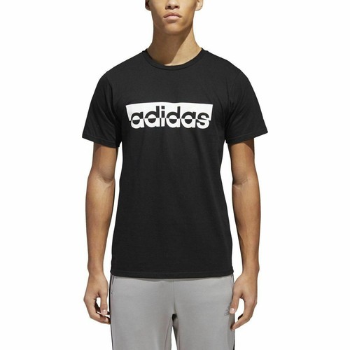 

[D93944] Футболка мужская Adidas Linear Chopped - черный