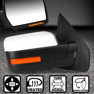 ДЛЯ 04-14 FORD F150 POWERED + ПОДОГРЕВ + LED CHROME БОКОВОЕ ЗЕРКАЛО ПРАВАЯ СТОРОНА ПАССАЖИРА