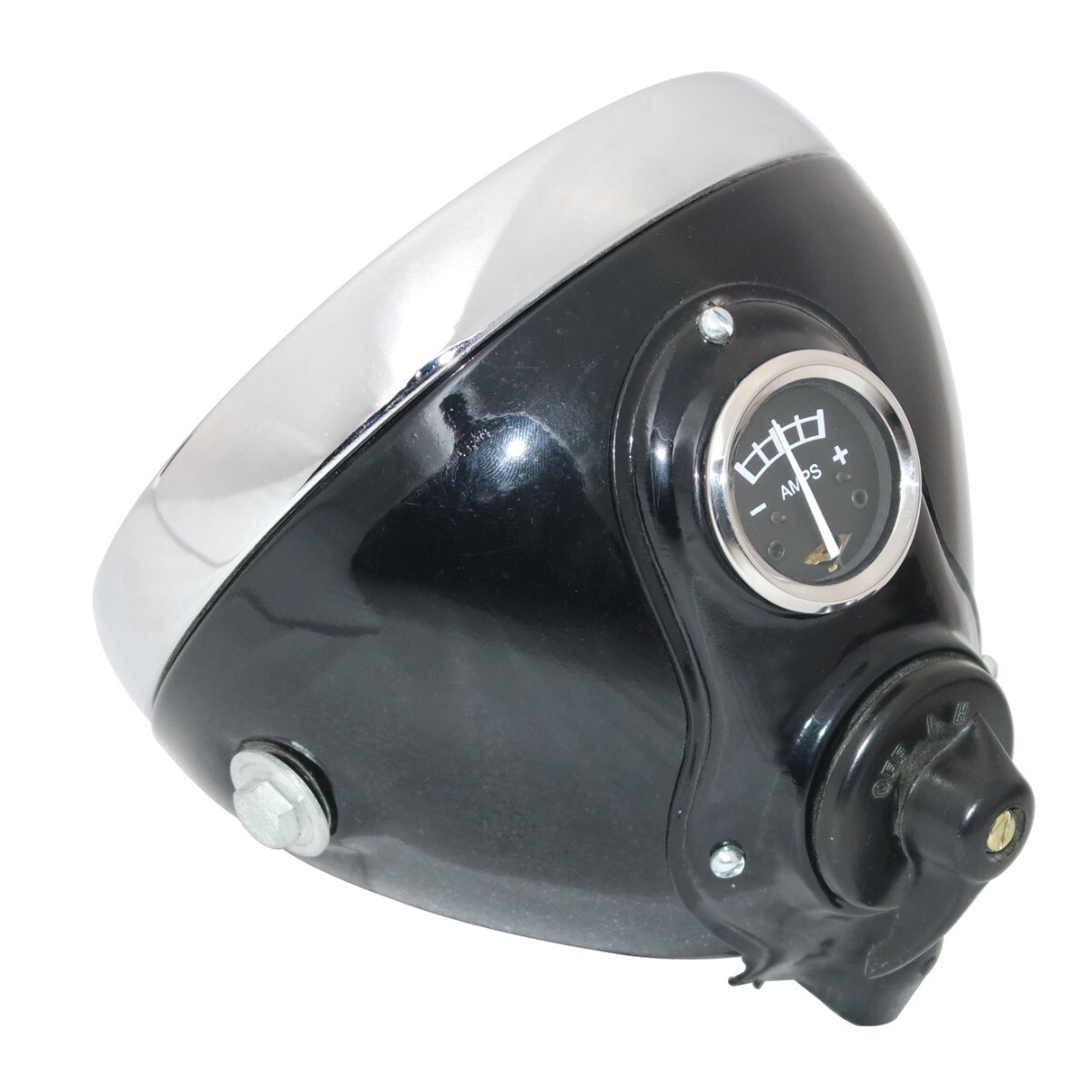 6" Lucas MU42 Flat Frost Glass Headlight Panther Fits Triumph Ariel Douglas 