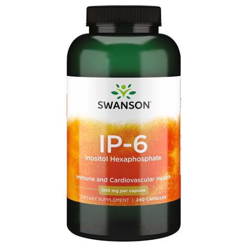 Swanson IP-6 Гексафосфат Инозитола - Натуральная добавка, способствующая здоровью сердца,