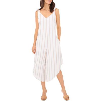 

Женский дневной комбинезон с широкими штанинами в полоску Vince Camuto BHFO 2384