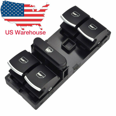 For VW Tiguan Golf Jetta CC Passat Front Left Power Window Master Control Switch