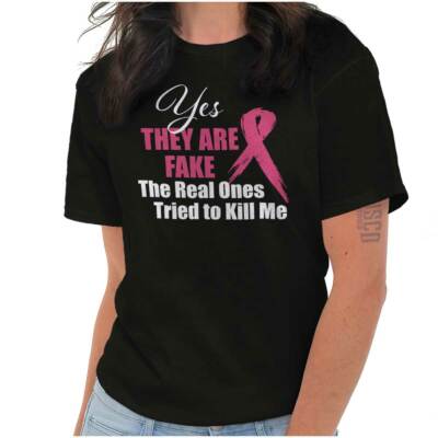 They Are Fake Real Ones Tried To Kill Me BCA Womens Short Sleeve Crewneck Tee