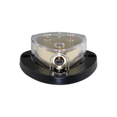 Power Ground Distribution Block 1X4GA In 2X8GA Out Amp Install SKPD-04G
