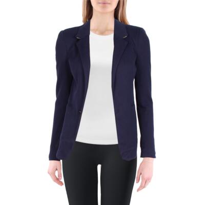 

Женский темно-синий блейзер с одной пуговицей Riley - Rae Harlow  BHFO 6363, Navy