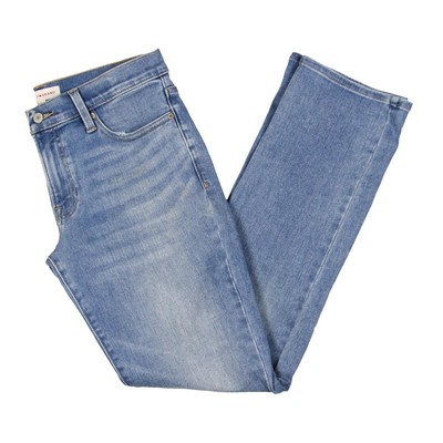 Женские синие джинсы прямого кроя со средней посадкой от бренда Lucky 10 BHFO 2772