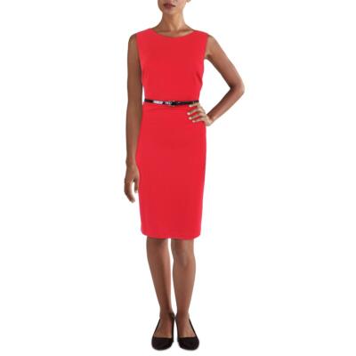 

Женское офисное платье-футляр без рукавов Tommy Hilfiger BHFO 2325, Scarlet