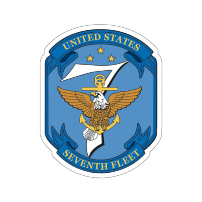 USS Blue Ridge Seventh Fleet (U.S. Navy) STICKER Vinyl Die-Cut Decal