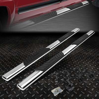 ДЛЯ 15-20 FORD F150 SUPER DUTY CREW ПОДНОЖКИ С 5 БОКОВЫМИ СТУПЕНЬКАМИ NERF BAR ХРОМИРОВАННЫЕ