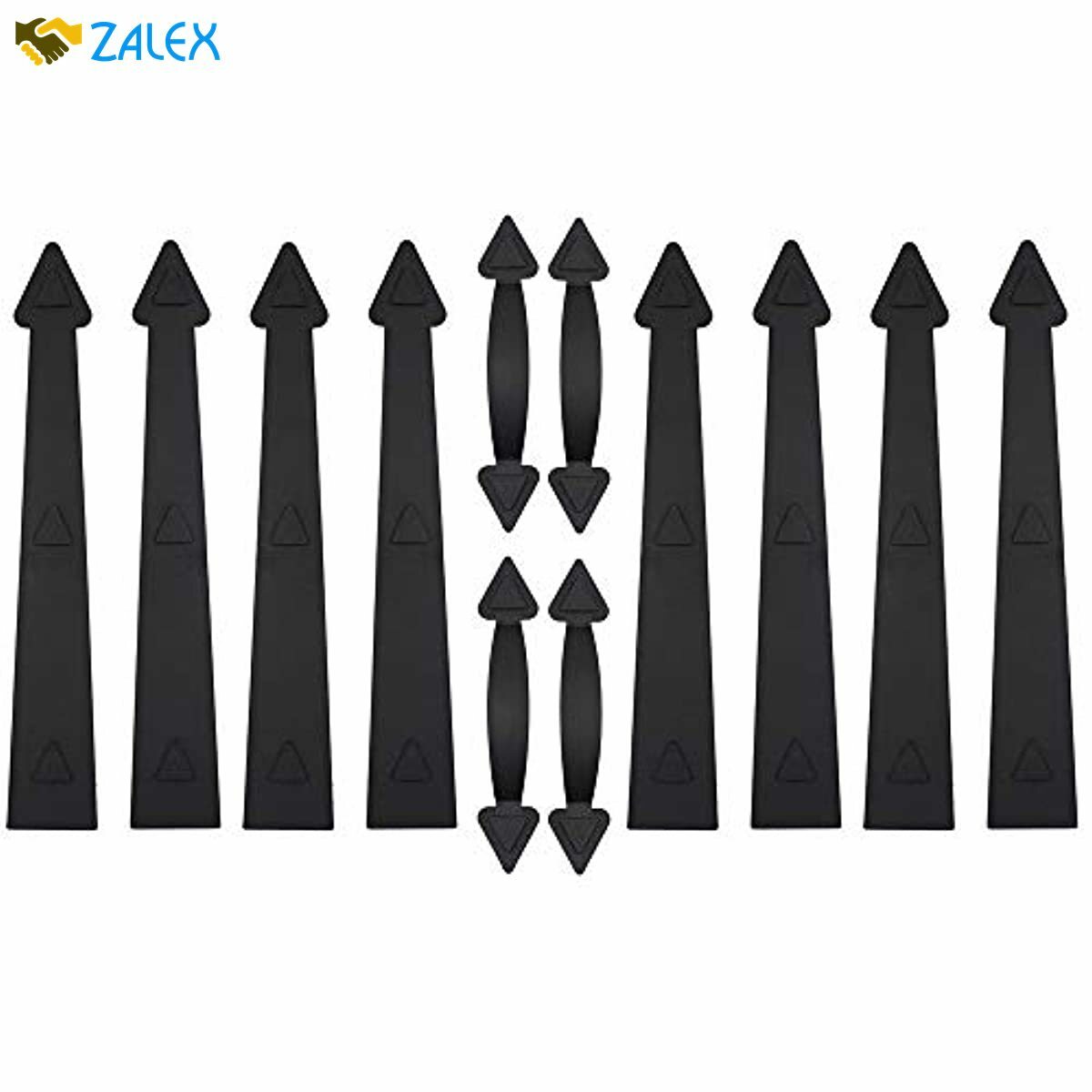 ZEKOO Magnetic Decorative Garage Door Hinges Handles Hardware Kit Color Black 12 | eBay