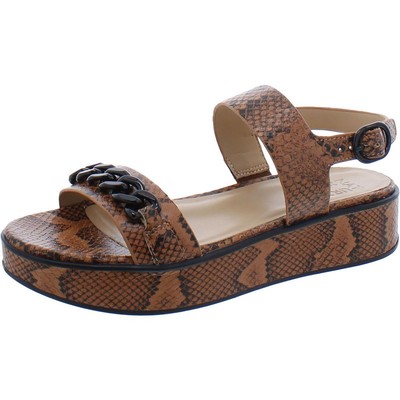 Женские босоножки на платформе Naturalizer Carlyle коричневого цвета 8.5 Medium (B,M) BHFO 5558