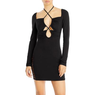 

Черное приталенное мини-платье-футляр Fore Women  BHFO 2490, Черный