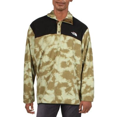 

Мужской пуловер с камуфляжным принтом The North Face и планкой на кнопках BHFO 9462, Black/military olive retro print