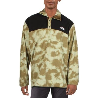 Мужской пуловер с камуфляжным принтом The North Face и планкой на кнопках BHFO 9462