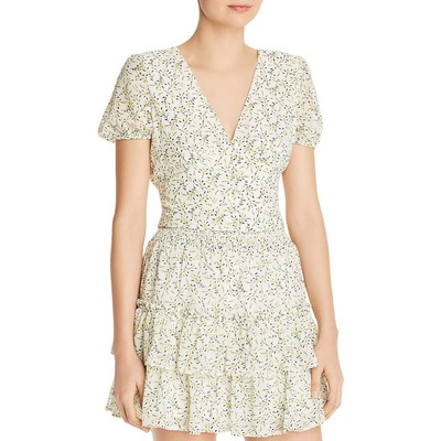 

Женская белая рубашка с укороченным топом и рюшами на пуговицах спереди Aqua  BHFO 1703, Multi