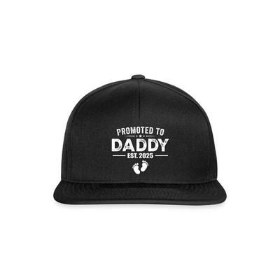 Promoted to Daddy Est. 2025 - Zum Papa befördert Snapback Cap, One size