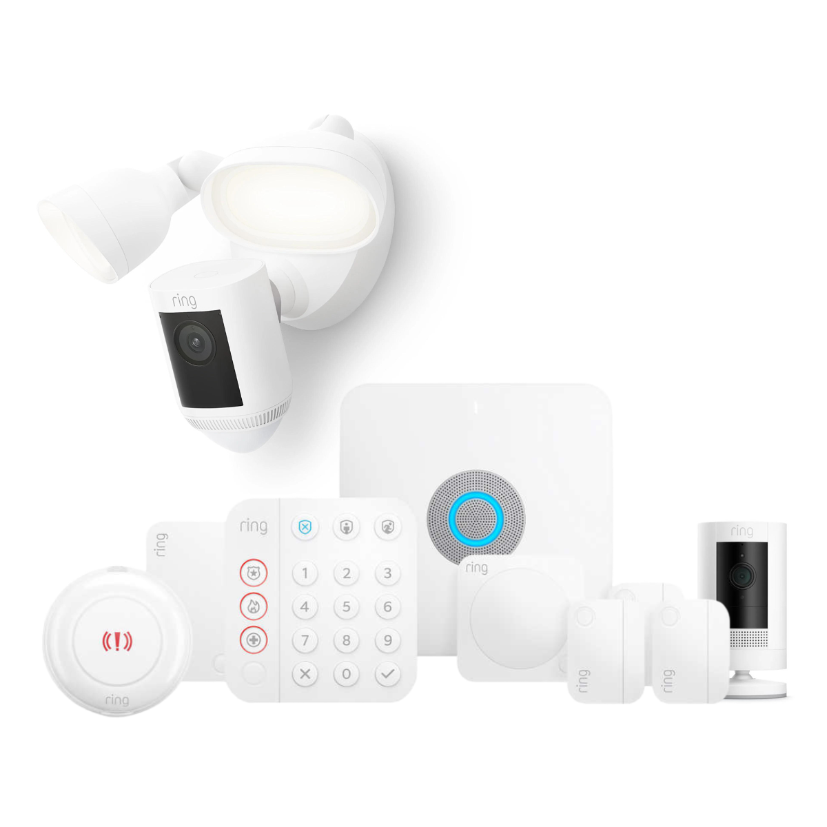 With Stick Up Cam Sensors And Panic Button