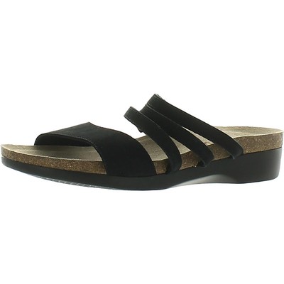 

Женские черные замшевые сандалии на танкетке Munro Camila 7.5 Medium (B,M) BHFO 2742, Черный