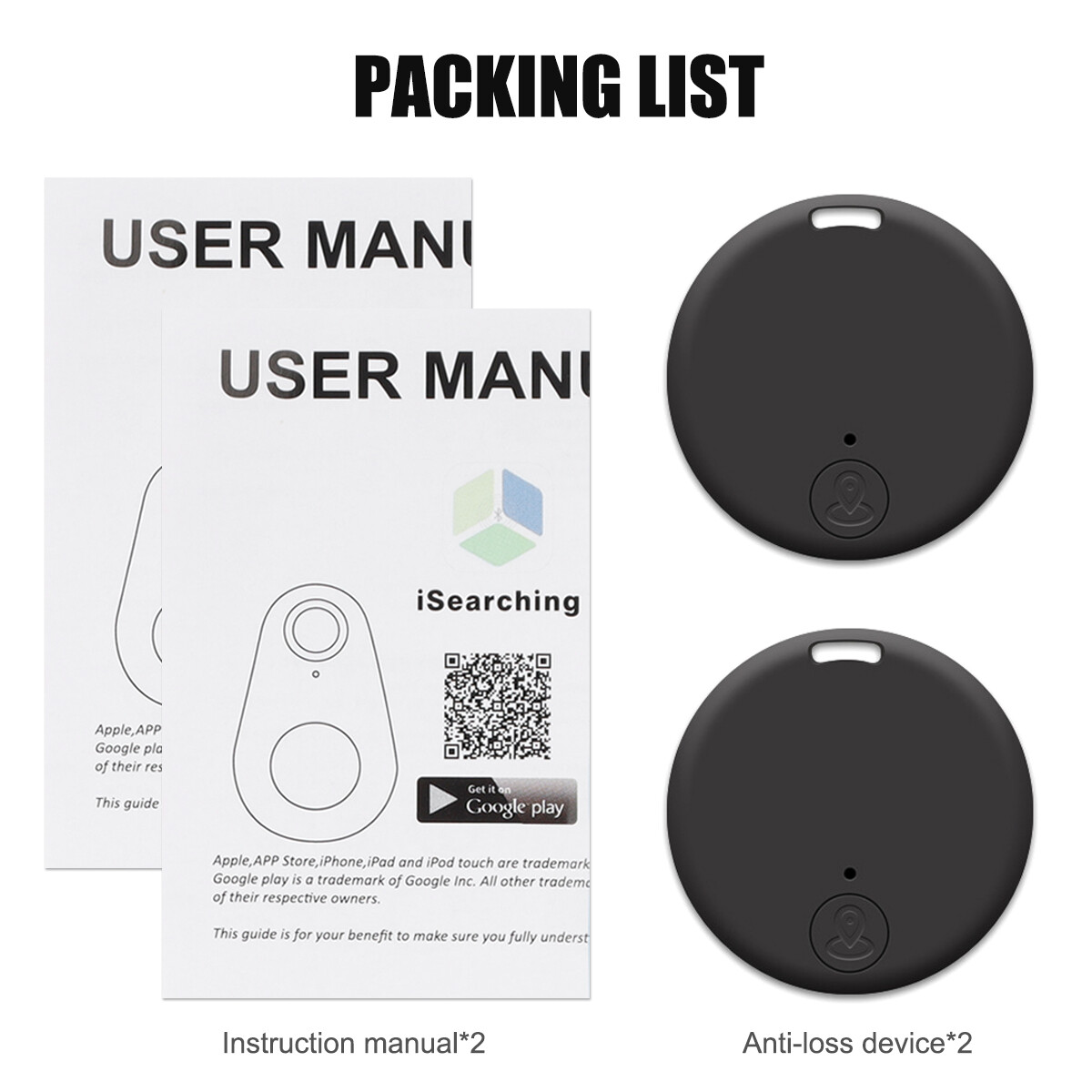 Phone Dog Mini Gps Bluetooth Device Tracker App For Kids Car Key Locator Finder