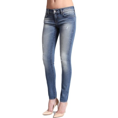 

Mavi Jeans Женские джинсы-скинни Alexa со средней посадкой из потертого денима BHFO 2712, Distressed nolita, Alexa