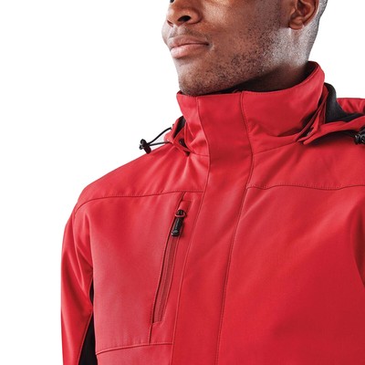 Pre-owned Stormtech Mens Atmosphere 3-in-1 Performance Jacket (waterproof, (bc3074) In Stadium Red/black