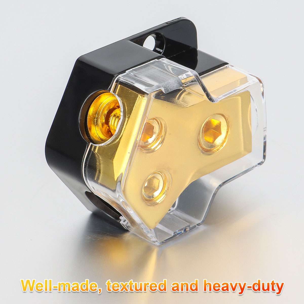 Car Audio Splitter Amp Distribution Power 0/2/4 Gauge In 4/6/8 Gauge Out New