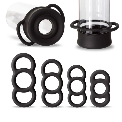 Men 4PCS Penis Cock Rings Set Prolong Delay Sex Toys Male Erection Enhancer Pump Men 4PCS Penis Cock Rings Set Prolong Delay Sex Toys Male Erection Enhancer Pump