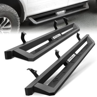 for 2022-2024 Toyota Tundra Double Cab Running Boards Side Steps Nerf Bars Black