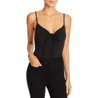 Женский топ-боди без рукавов с рюшами Tiger Mist Womens Halation черного цвета S BHFO 1545