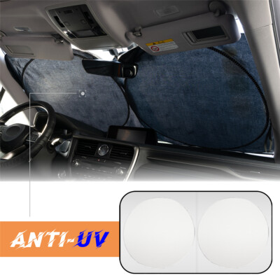 Foldable Car Sun Shade Windshield Visor UV Block Cover Car Truck Van Extra Large