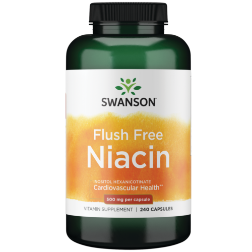 Swanson Flush Free Ниацин 500 мг 240 капсул